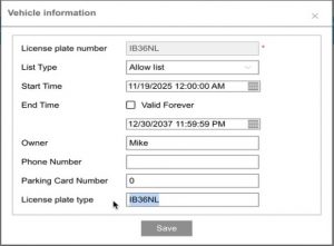 add license plate database