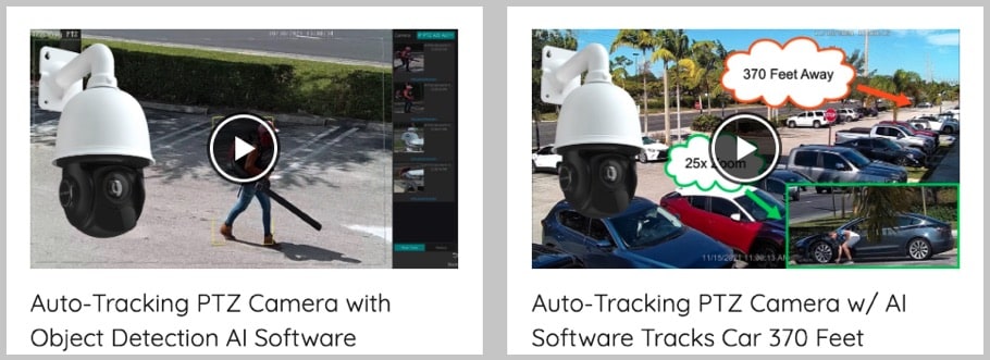 auto-tracking PTZ videos