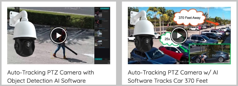 auto-tracking PTZ demo