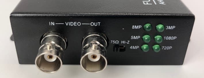 BNC input on HDMI adapter