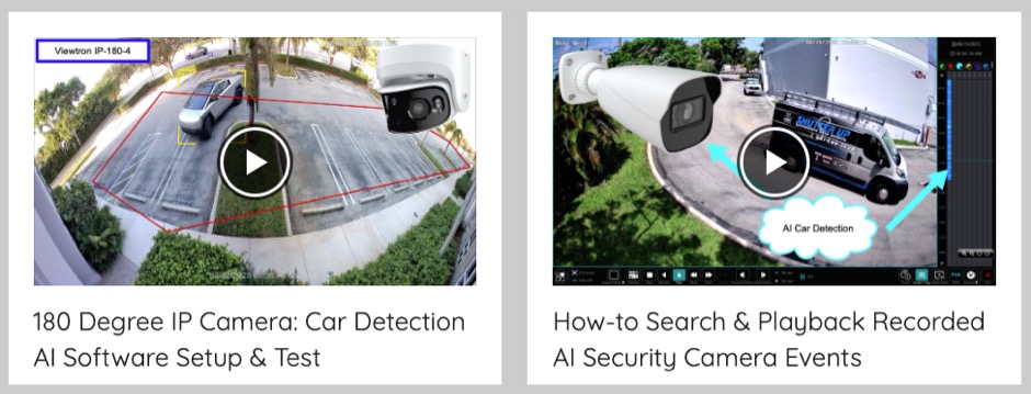 car detection AI camera video demos