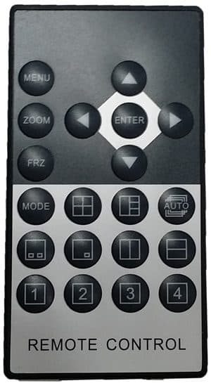 cctv multiplexer remote control