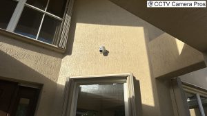 dome security camera installation