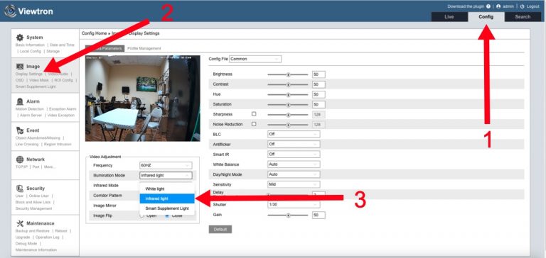 Viewtron CHow-to change the Dual LED Camera IR Mode on Viewtron AI Camera