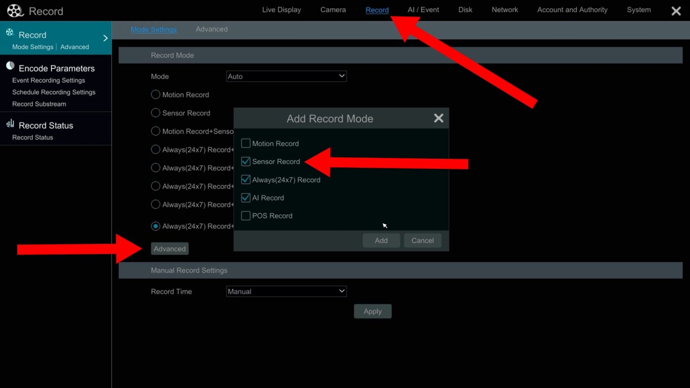 Door Sensor / Alarm Input Recording on Viewtron DVRs