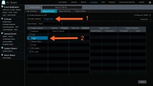 enable perimeter alarm