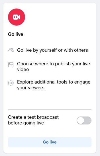 facebook livestream video-setup