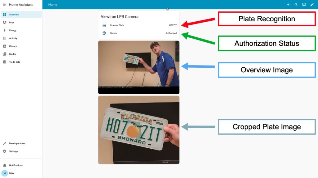 home assistant LPR camera