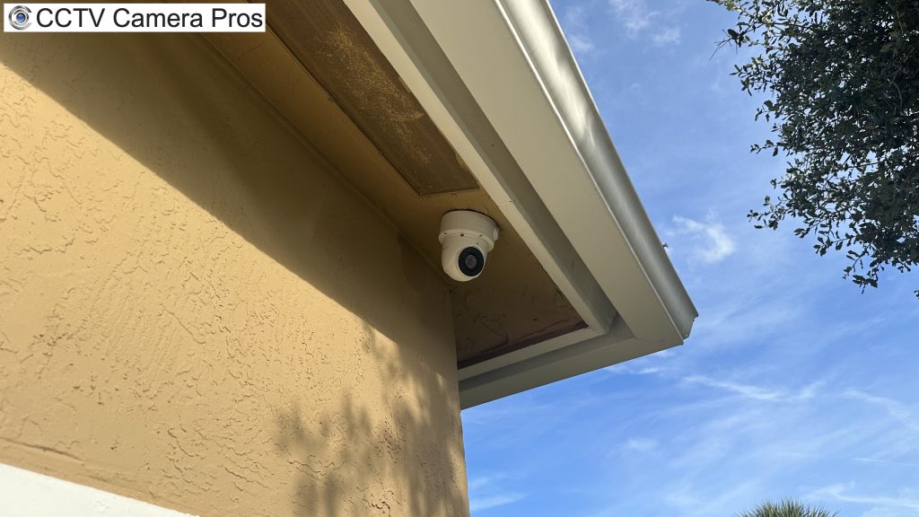 home camera installation with junction box