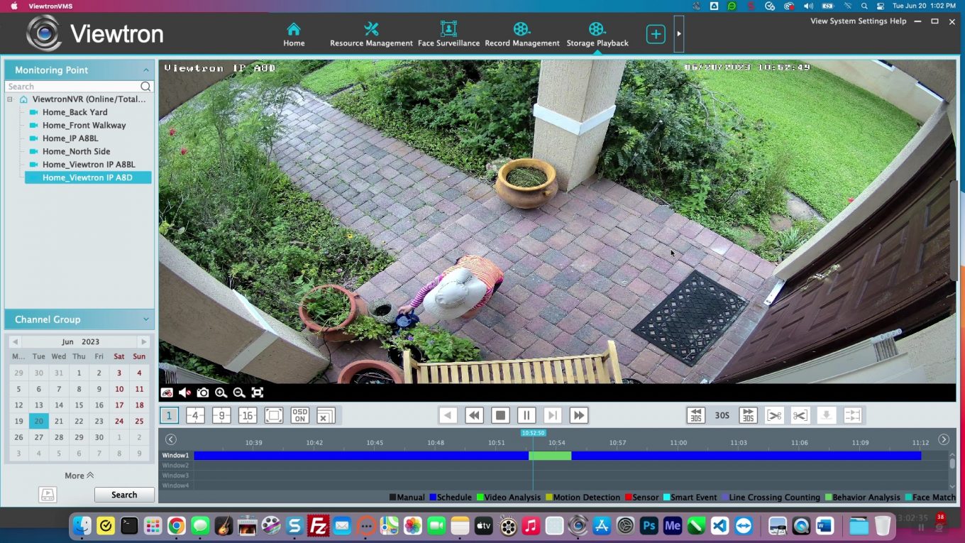 Remote Playback Security Camera Video, Viewtron PC Software
