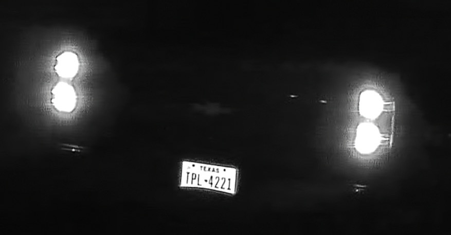 license plate capture night zoom