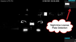 night time license plate detection