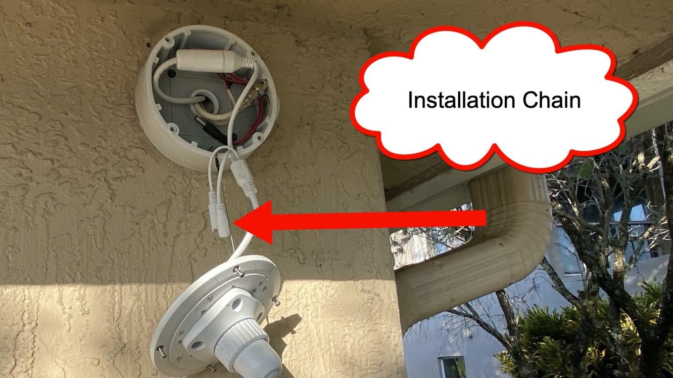 Outdoor Junction Box for Security Camera Installation