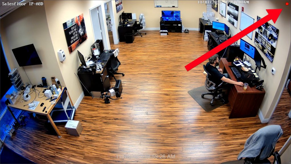 panic button alarm recording