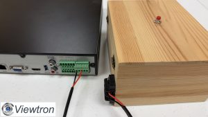 panic button wired to DVR