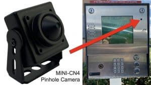 pinhole security camera