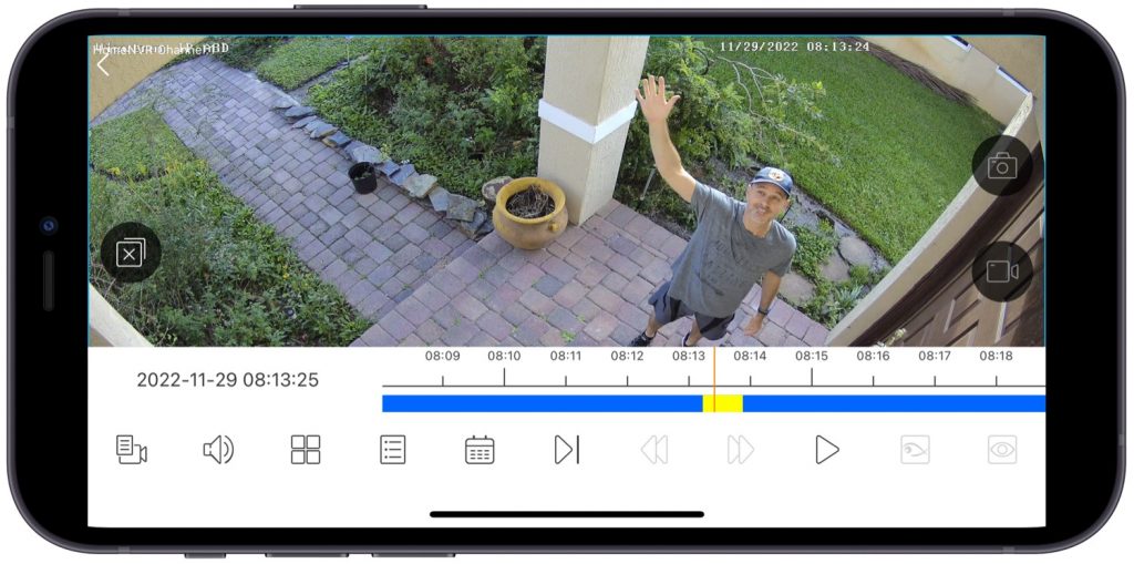 security camera iphone app video playback