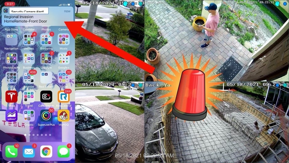 Security Camera Push Notification