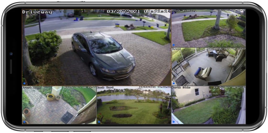 security camera system remote view