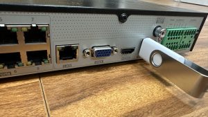 security DVR USB drive
