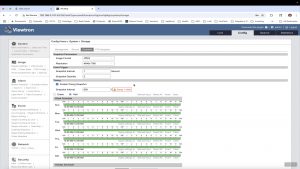 IP Camera snapshot image timing interval