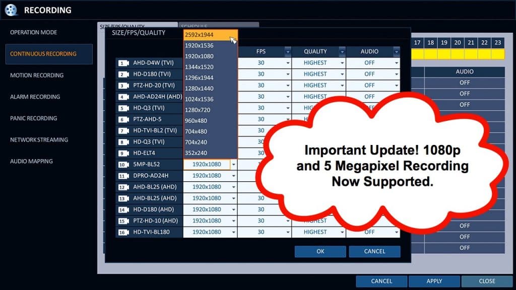 iDVRPRO Surveillance DVR Video Recording Setup