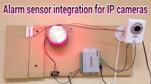 surveillance system alarm sensor integration