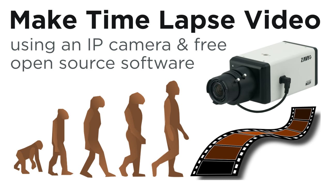 In hoeveelheid Voortdurende Oh jee Time Lapse Movie from IP Security Camera & Free Video Software