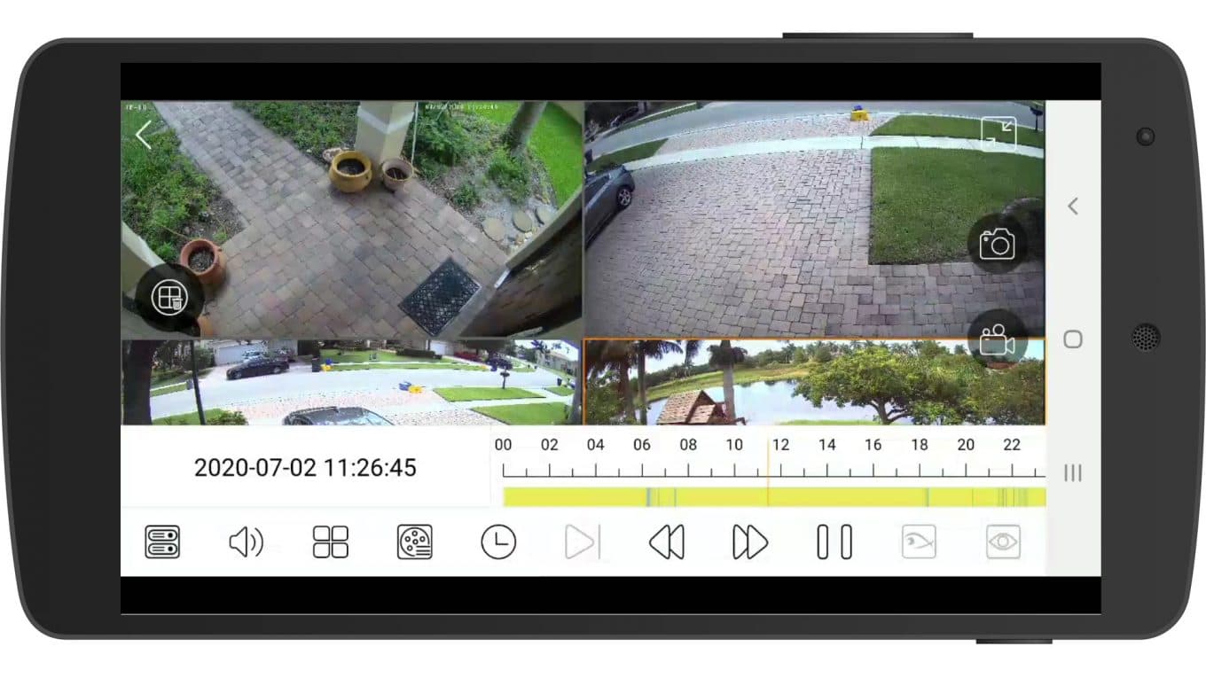 Remotely View Security Cameras with Viewtron Android App