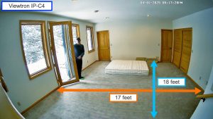 home wireless securirty camera wide angle lens