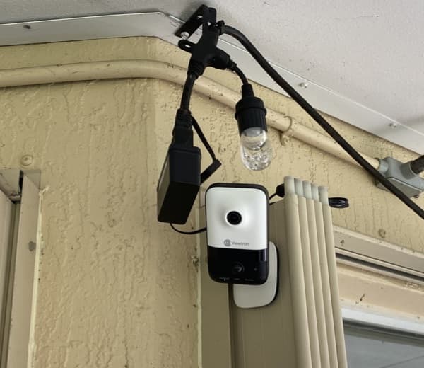 wireless security camera installation